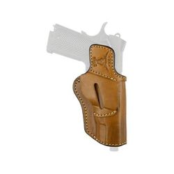 Tagua Gunleather Elite OWB Leather Holster Glock 43 - Glock 48 /9 mm/ Walther P22 3.4in Ambidextrous Black TX-ELITE-AMBI-355