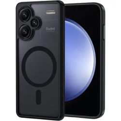 Case for Magsafe Magnetic Wireless Charge Matte Soft Bumper Hard Plastic Cover for Xiaomi Redmi Note