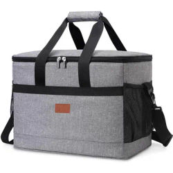 32L Large-Capacity Lunch Bag Foldable Car Insulated Bag Thickened Version Can be Used for Outdoor Picnics Camping and Hiking