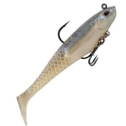 Berkley PowerBait Saltwater Pre-Rigged Cullshad Soft Swimbait - Silver Flash