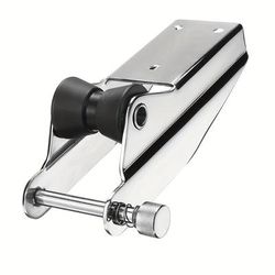 TEMU Stainless Steel Boat Bow Anchor Roller Bracket - 316 Silver, Marine Grade, Durable Yacht Anchor Roller With Adjustable Tension, 1 Pack
