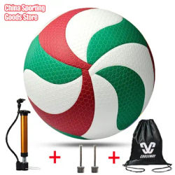New Year's Gift Volleyball ball,Model5000,Size 5,Outdoor Sports, Training,Optional Pump + Needle + Bag