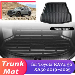 Tapis de coffre de voiture pour Toyota RAV4 50 XA50 2019 ~ 2025 2020 2021, tapis imperméable pour bagages, coussin de botte de chargement, doublure, accessoires de couverture
