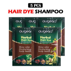 3/5 PCS Hair Dye Shampoo Natural Herbal Plant Fast Dye White Grey Removal Long-lasting Hair Color Products Hair Shampoo 30 ml