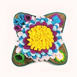 TEMU Interactive Dog Snuffle Mat - Hide & Seek Enrichment Toy For Foraging Skills, Anxiety & Mental Stimulation, Machine Washable Polyester