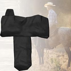 TEMU 1pc Horse Cover Dust-proof Sunlight-proof 600d Oxford Cloth Western Cover With Elastic Straps To Hold The Skirting And The Fenders