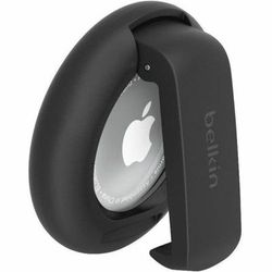 Belkin Secure Holder With Clip For Airtag - Black - Scratch Protection, Secure, Durable