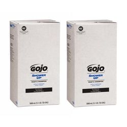 Gojo Shower Up Clean Scent Soap And Shampoo Refills, 16.91 Oz, Pack Of 2 Refills