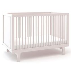 Oeuf Sparrow Collection Crib in Petal