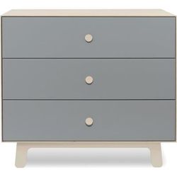 Oeuf 3-Drawer Dresser - Sparrow - Grey