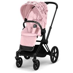 Cybex Priam 3 Complete Stroller Bundle - Simply Flowers - Pale Blush