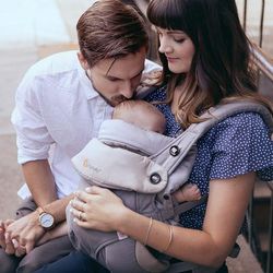 Ergobaby 360 Bundle of Joy Baby Carrier & Insert - Grey