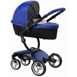 Mima Xari Complete Stroller, Black - Royal Blue / Sandy Beige