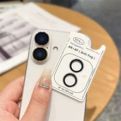 2-3Pcs Original Color Glossy Camera Protector for iPhone 16 15 14 Pro Max Plus 12 13 Mini Metal