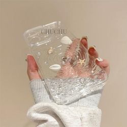 TEMU Seashell Starfish Conch Creative Clear Phone Case For Iphone 15 14 11 Pro Max Silicone Back Cover
