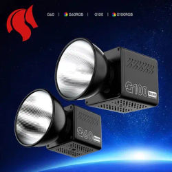 MIAOTU G100 RGB LED Video Light 60W/100W Portable COB Light 2700K-6500K for Photography YouTube TikTok Studio Vlog