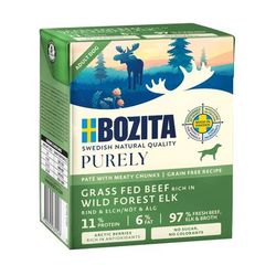 6x370g Elk Purely Paté Venison Bozita Wet Dog Food