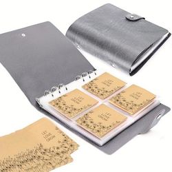 TEMU 1 Set Seed Storage Envelopes, Resealable Self Sealing Seed Organizers Packets Storage Box Garden Seed Storage Container Envelopes Organization Binder Seed Collecting Template