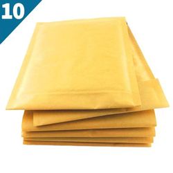 TEMU A4 X 10 Gold Padded Lined Envelopes Bags Postal Wrap Mailers Self Seal Envelope 10pc Pack Set Christmas