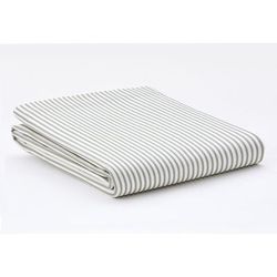 Mix and Match Flat Sheet by BrylaneHome in Green Stripe (Size QUEEN)
