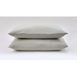 Mix and Match Pillowcase by BrylaneHome in Green Stripe (Size STAND)