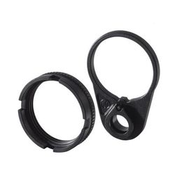 Primary Weapons Systems Ratchet Lock End Plate & Castle Nut Set Black AR-15 RLCN-KIT
