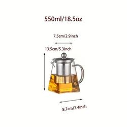TEMU Borosilicate Tea , Stainless Steel , -, 4-sided, Chinese , No Pattern, For Christmas, Thanksgiving, Hanukkah, Easter, Halloween