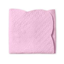 Lily Pinsonic Damask Throw by BrylaneHome in Pink