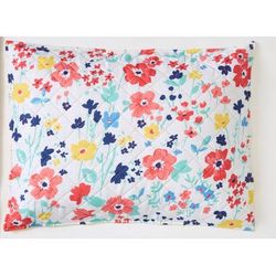 Scallop Sham by BrylaneHome in White Field Floral (Size STAND)