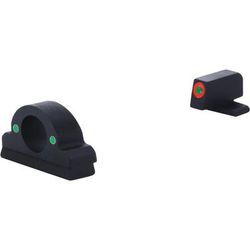 AmeriGlo SIG Ghost Ring Sight Green Tritium Orange Outline FRONT Green Tritium REAR SIG SG-225