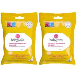 Babygella Salviettine Detergenti Delicate con Complesso Prebiotico Set