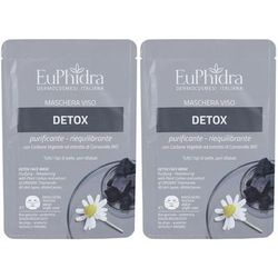 Euphidra Maschera Viso Detox Set da 2 2x1 pz viso