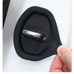 4 pezzi universale per chiusura porta auto cuscino in silicone muto ammortizzatore copertura protettiva serratura porta auto cuscinetto elastico anti-collisione