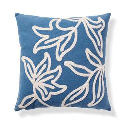 Havana Outdoor Pillow - Blue - Grandin Road