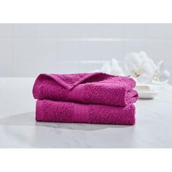 BH Studio 2-Pc. Hand Towel Set by BrylaneHome in Raspberry