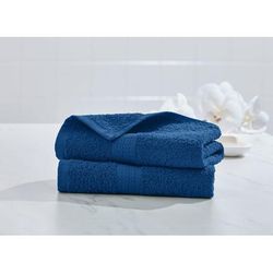 BH Studio 2-Pc. Hand Towel Set by BrylaneHome in Navy