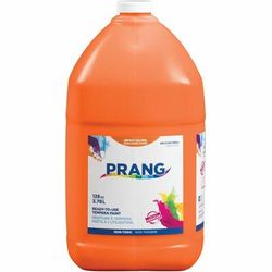 Prang Ready-to-Use Tempera Paint, Orange, 1 gal (DIX22802)