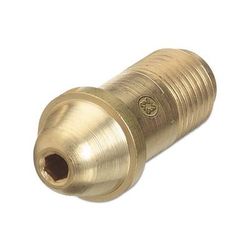 Western Enterprises Cylinder Adapter Nipples, 500 psig, Brass, 7/16 in - 20 (312-305-3)