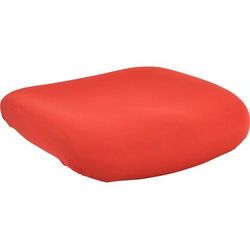 Lorell 62007 Seat for Chair Frame, Padded, Fabric, 21"x20-1/8"x3", Red LLR62007