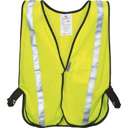 3M 9460180030T Safety Vest, Reflective Clothing, One-Size, Adj., Yellow