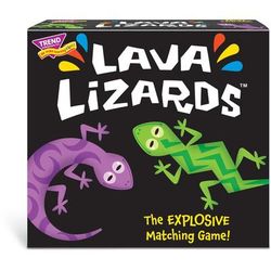 Trend Enterprises T20002 Lava Lizards Three Corner Card Game - Matching - 1 to 4 Players