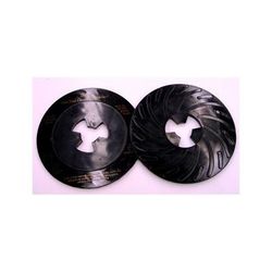 3M Disc Pad Face Plates, 7 in Dia, Hard, Black (405-051144-80515)