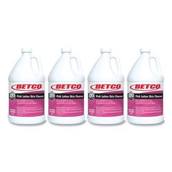 Betco 1120400 Pink Lotion Skin Cleanser, Lotion, 1 gal, Clean Bouquet, Applicable on Hand, pH Balanced, Moisturising, Non-irritating, 4/Carton - Case