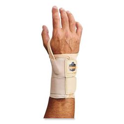 Ergodyne 70128 ProFlex 4010 Double Strap Wrist Support, X-Large, Fits Right Hand, Tan, Ships in 1-3 Business Days EGO70128