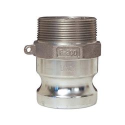 Dixon Valve Global Type F Adapters, 3 in, Male/Male, Aluminum (238-G300-F-AL)