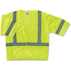 Ergodyne Glowear Safety Vest, 8310Hl Economy Type-R Class 3, Small/medium, Lime