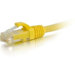 C2G 3 Ft Cat5E Ethernet Cable - Snagless Unshielded (Utp) - Yellow - Category 5E For Network Device - Rj-45 Male - Rj-45 Male - 3 Ft - Yellow