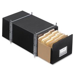 Bankers Box Staxonsteel Storage Drawers, Letter Size, 24" X 12" X 10½", 85% Recycled, Black, Pack Of 6
