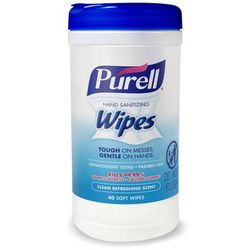 Purell Hand Sanitizing Wipes, Fresh Scent, Pack Of 40 Wipes