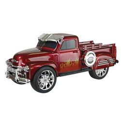 Qfx Bt-1953 Retro Truck Bluetooth Speaker, Red